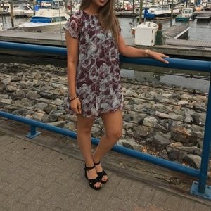 BGBGeneration Floral Babydoll Dress